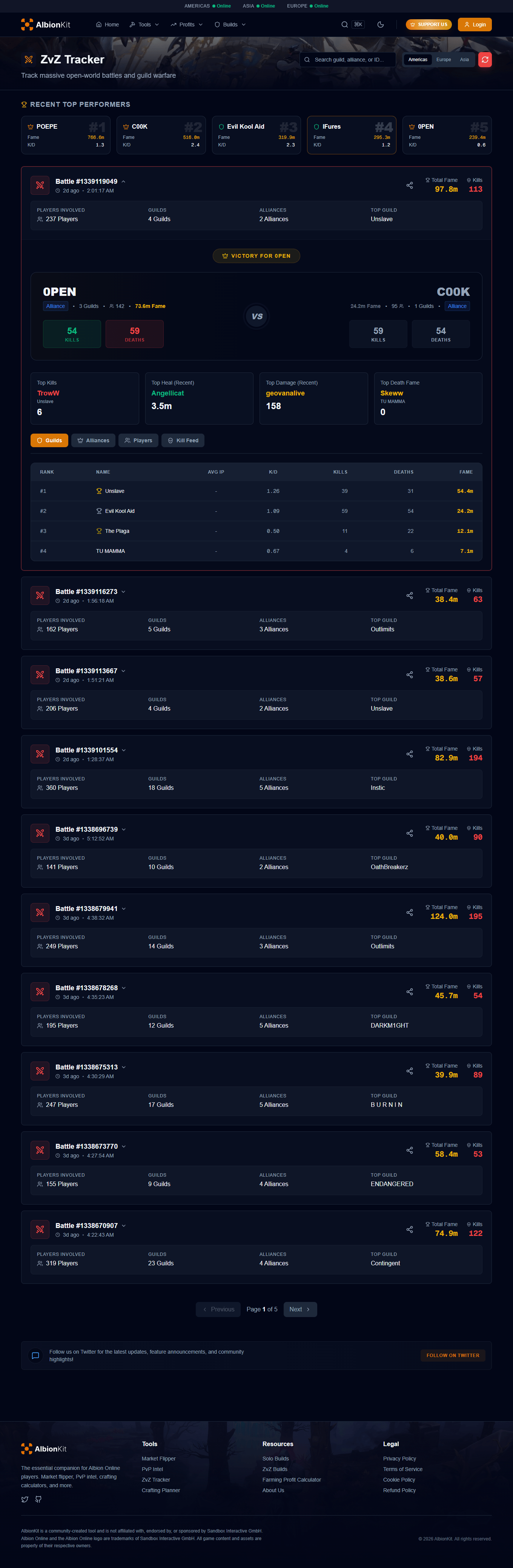ZvZ Battle Tracker Preview