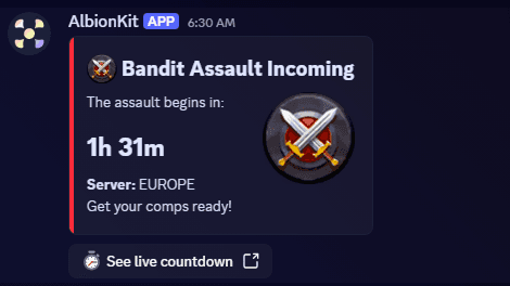 AlbionKit Bot Discord Interface