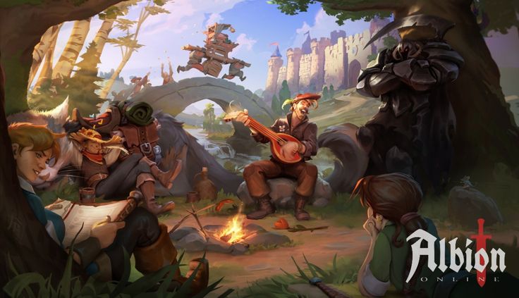Albion Online silver farming group